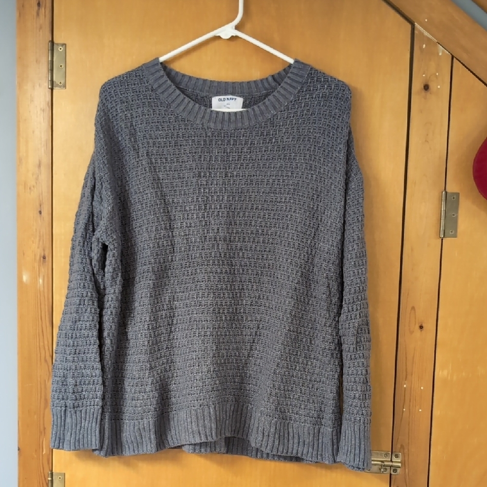 Grey Tunic Length sweater